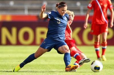 Рязанские прелестницы в составе сборной России проиграли Франции